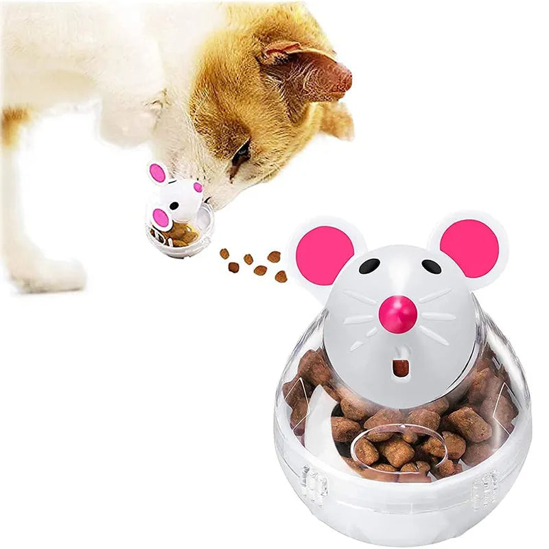 Pet Puzzle Robot - Interactive Food Dispenser for Engaging Play